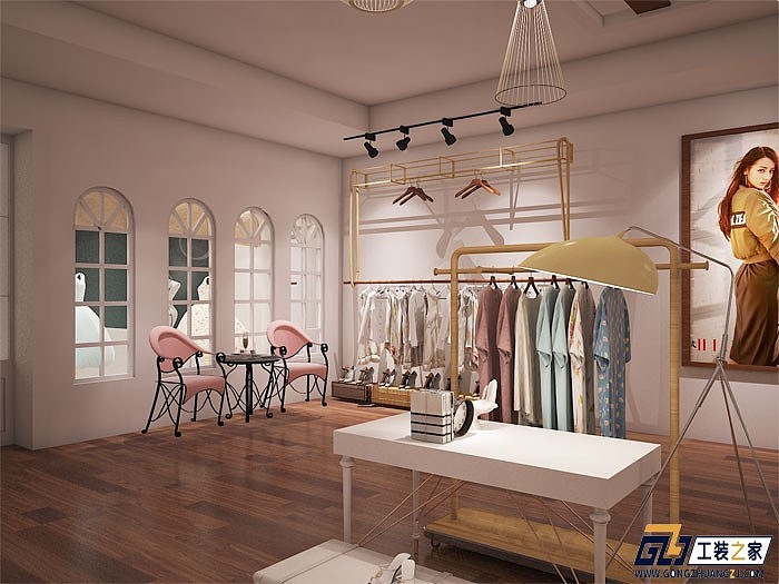 西安西大街服裝店裝修設計圖